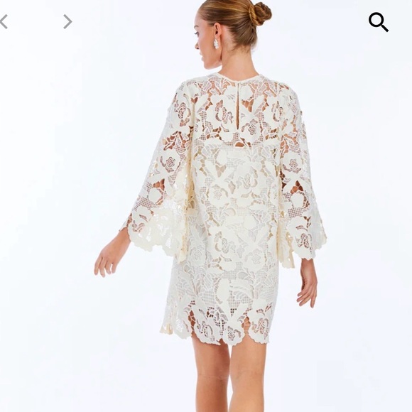 NWT 400.00 MESTIZA Mira Lace Mini Dress SMALL - Picture 5 of 6